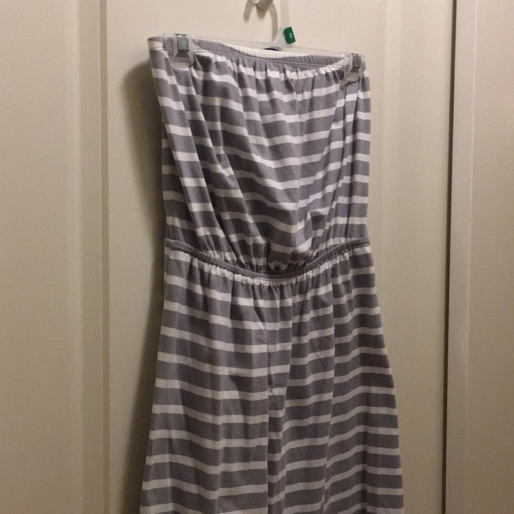 Stripped Swimsuit Cover